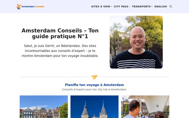 Zrzut ekranu amsterdamconseils.fr