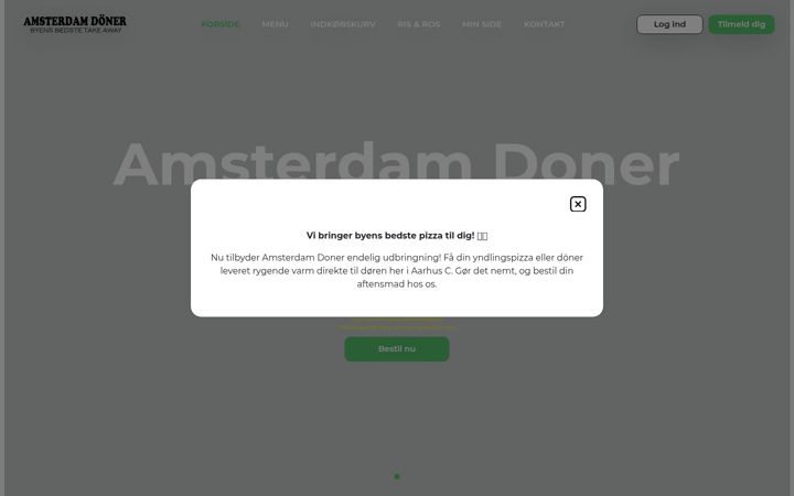 Screenshot of amsterdamdoner.dk