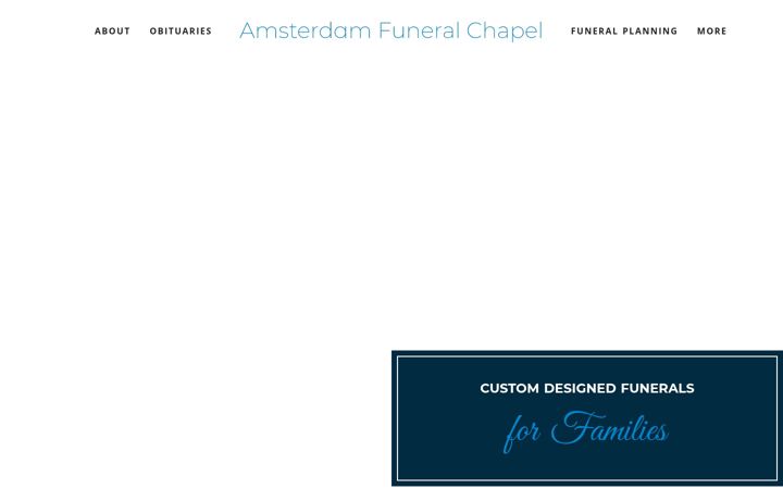 Screenshot of amsterdamfuneral.com