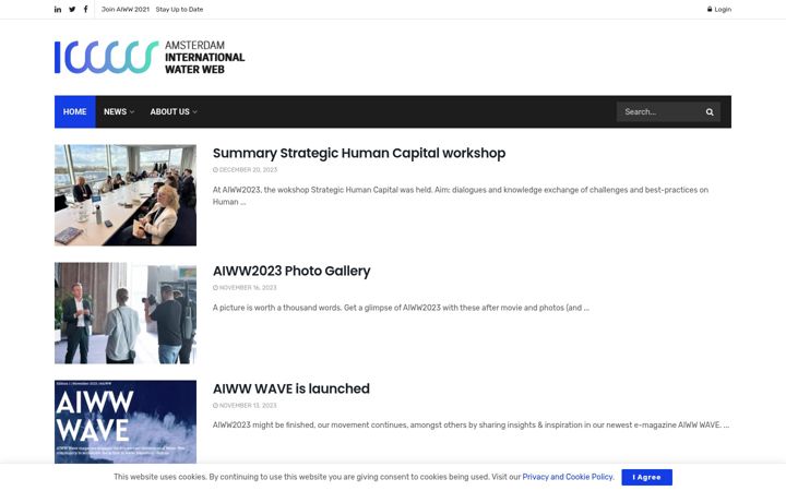 Screenshot of amsterdamiww.com