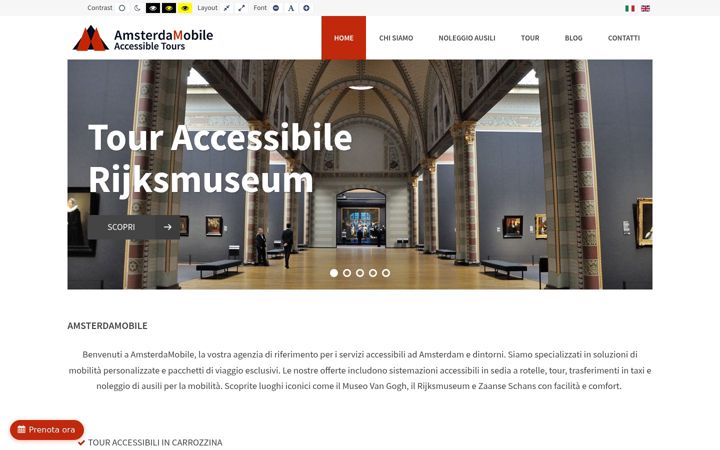 Screenshot of amsterdamobile.com