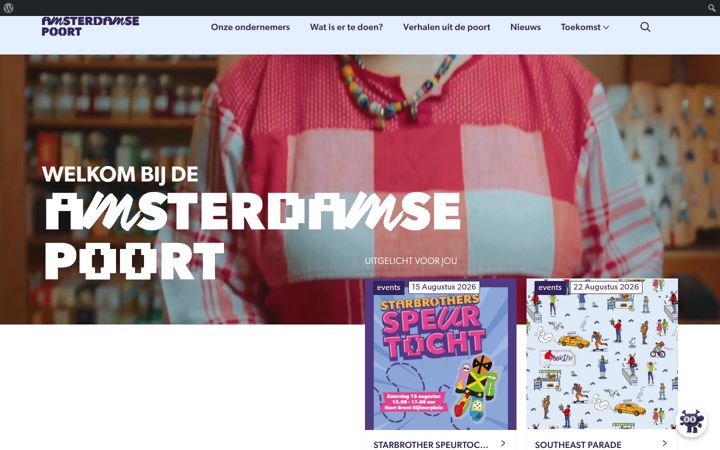 Screenshot of amsterdamsepoort.nl
