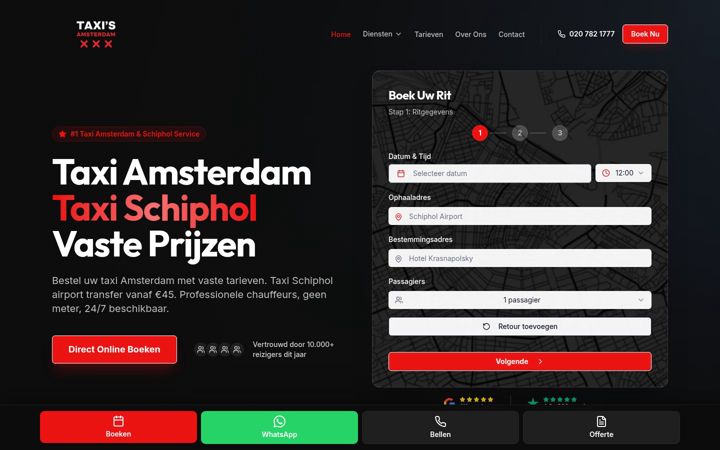 Screenshot of amsterdamsetaxionline.com