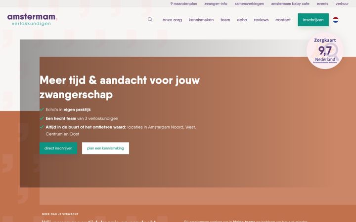 Screenshot του amstermam.nl