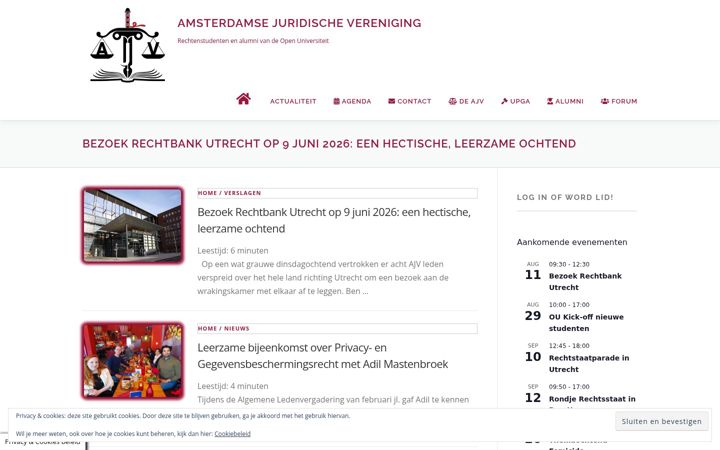 Screenshot του amstjurver.nl