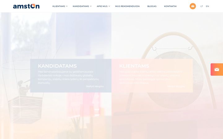 Screenshot of amston.lt