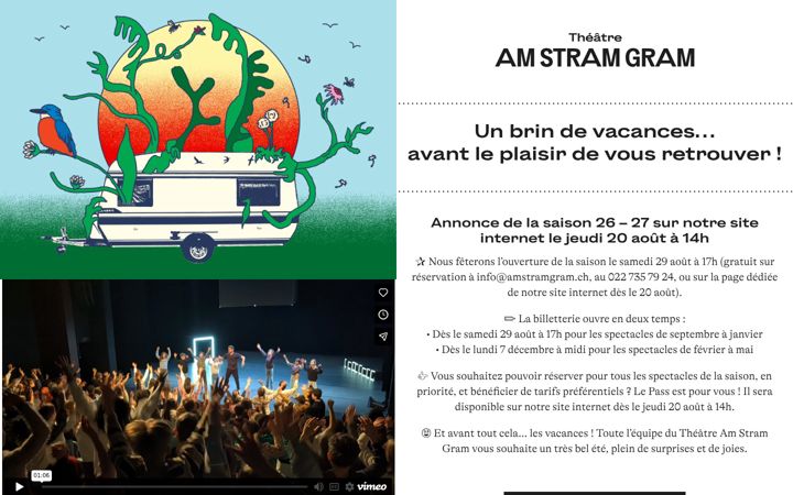 Screenshot of amstramgram.ch
