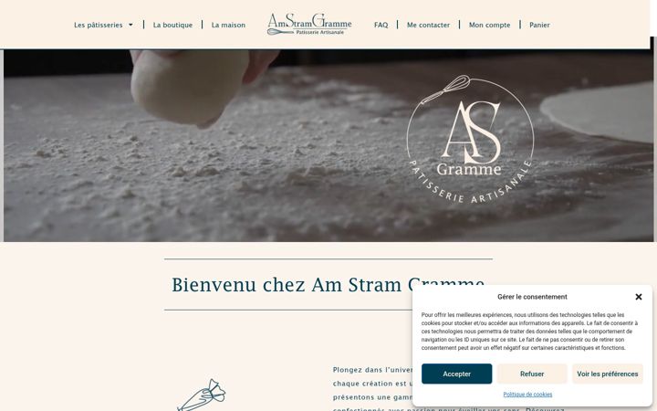 Skjermbilde av amstramgramme.be