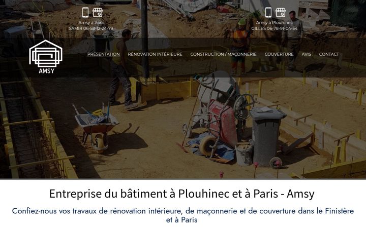 Screenshot of amsy75.fr