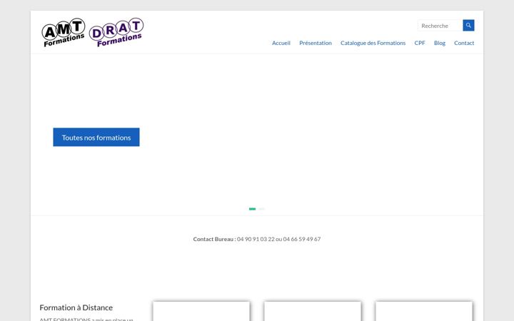 Zrzut ekranu amt-drat-formations.fr