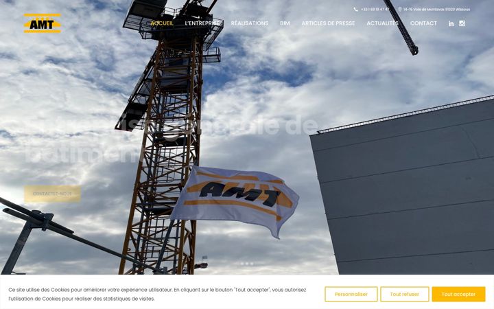Screenshot of amt-france.com