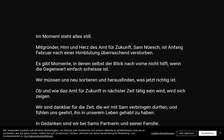 Screenshot of amt-fuer-zukunft.ch