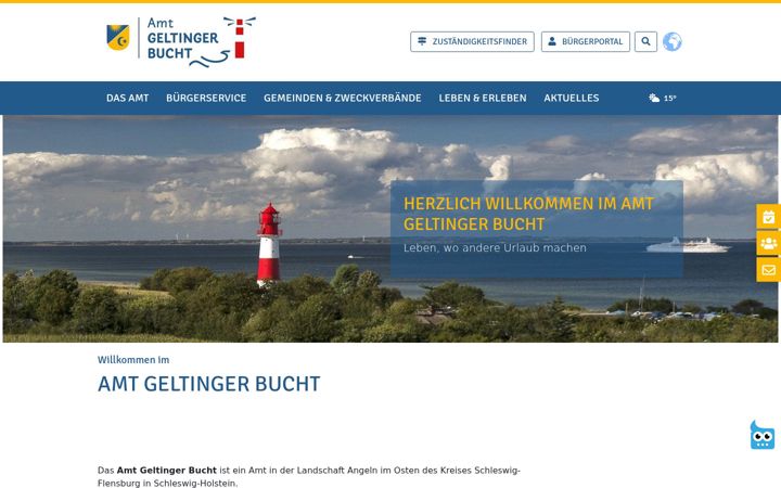 Screenshot di amt-geltingerbucht.de