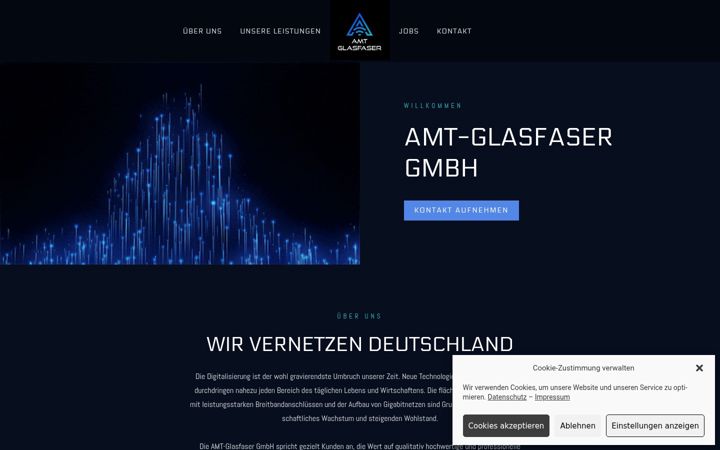 Screenshot of amt-glasfaser.de