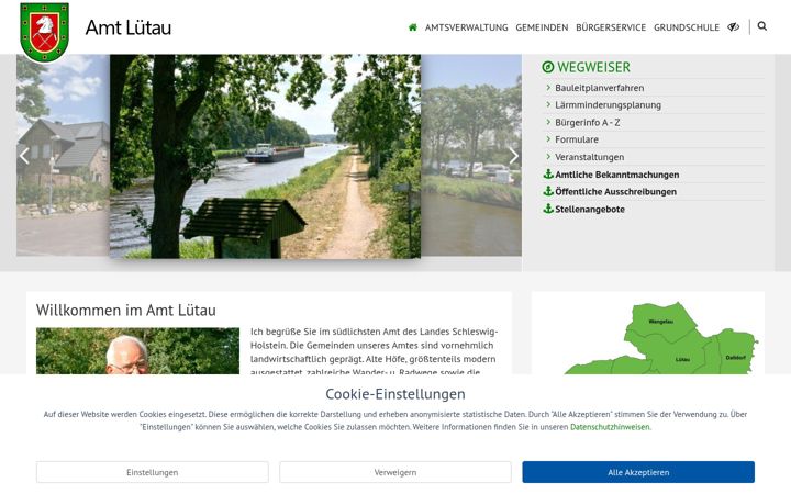 Screenshot of amt-luetau.de