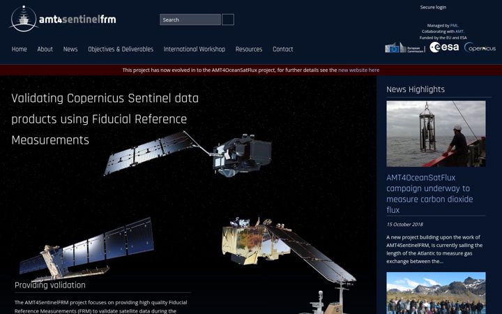 Screenshot of amt4sentinelfrm.org