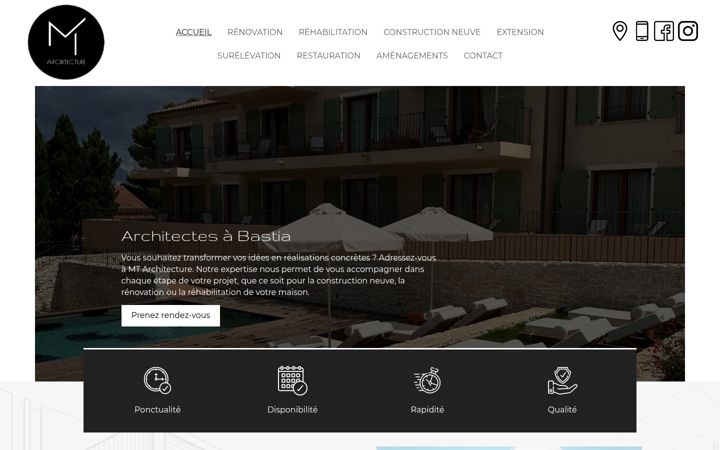 Screenshot of amtarchitecture.fr