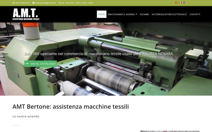 Screenshot of amtbertone.com