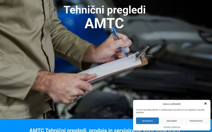 Screenshot of amtc.si