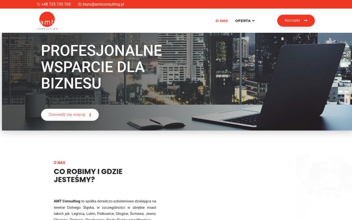 Screenshot di amtconsulting.pl