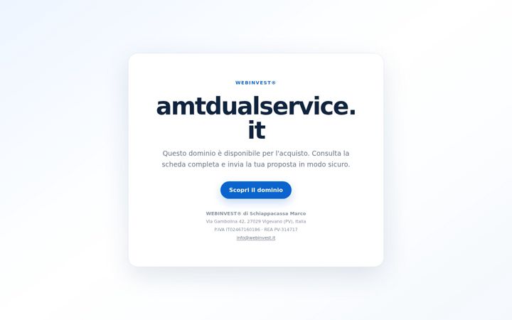 Screenshot of amtdualservice.it