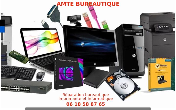 Screenshot of amte-bureautique.fr