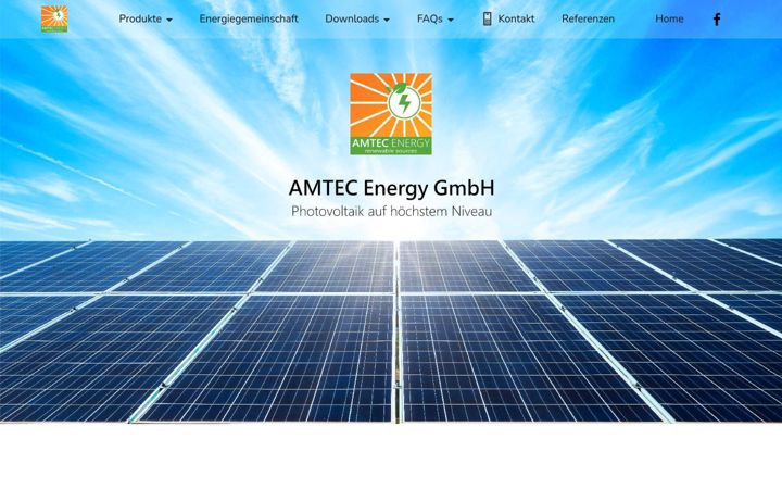 Screenshot of amtec-energy.at