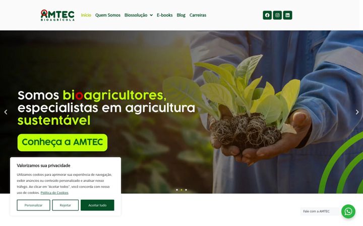 Screenshot του amtecbioagricola.com.br