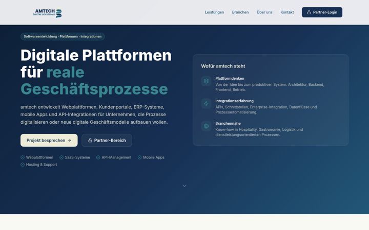 Screenshot of amtech.at