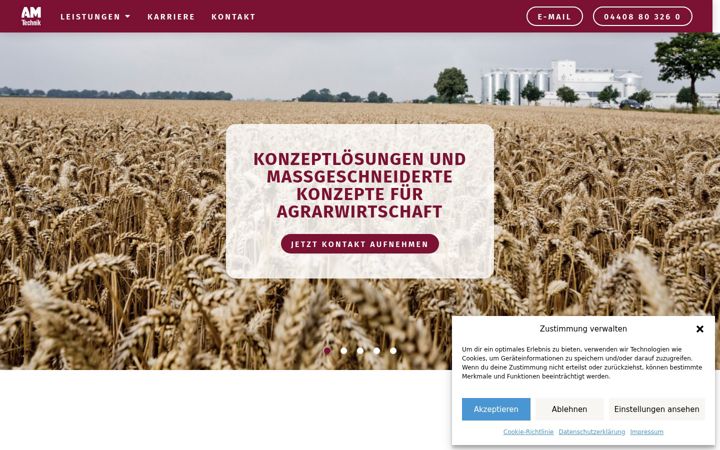 Ekraanipilt saidist amtechnik.de