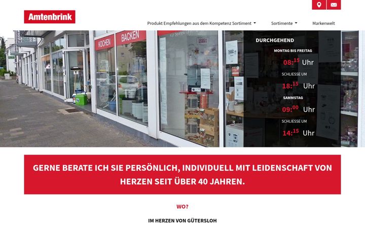 Ekraanipilt saidist amtenbrink-gt.de