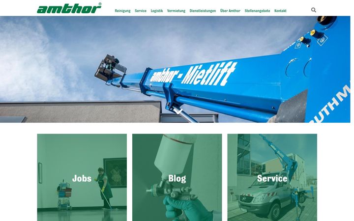 Screenshot of amthor.eu