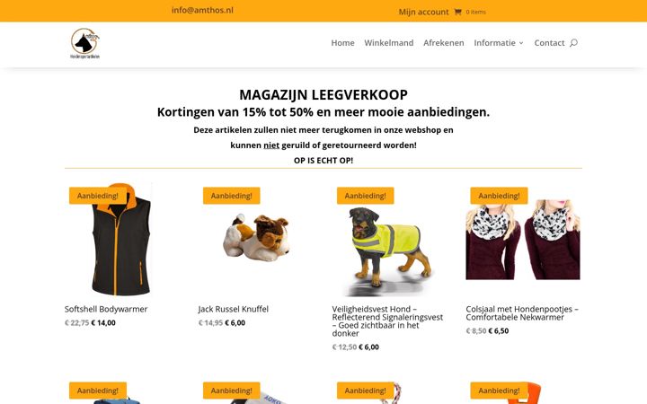 Screenshot of amthos.nl