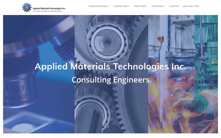 Screenshot of amtiengineering.com