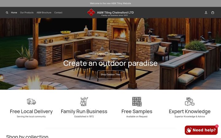 Screenshot του amtiling.co.uk