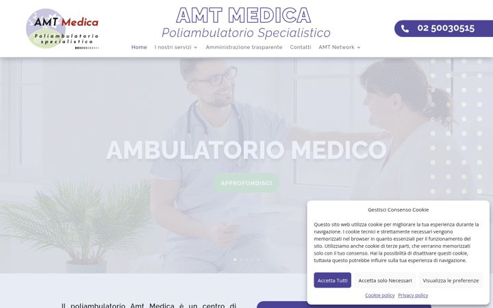 Screenshot von amtmedica.it