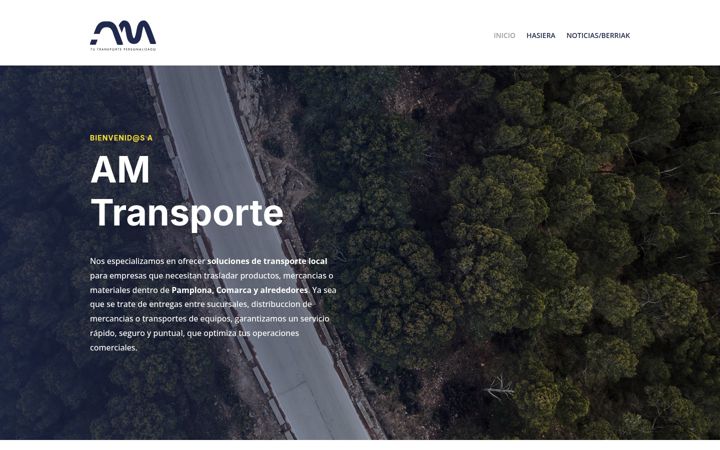 Екранна снимка на amtransporte.es