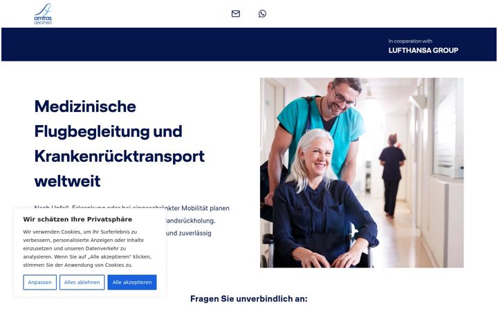 Screenshot of amtras.de