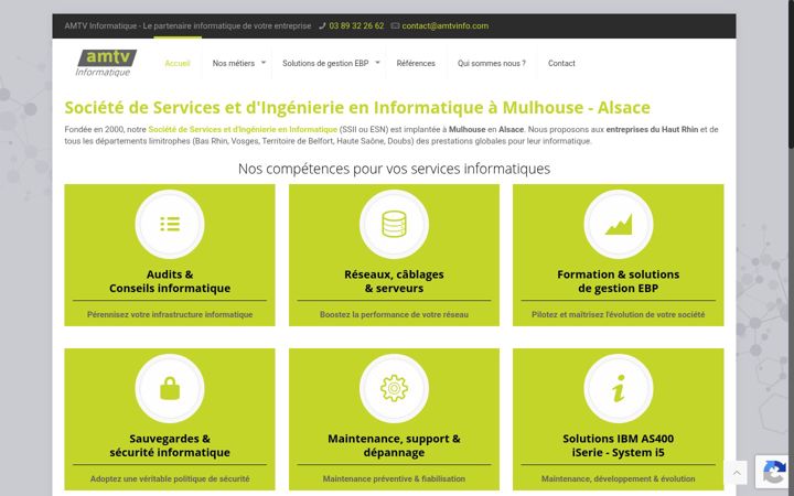Screenshot of amtvinfo.com