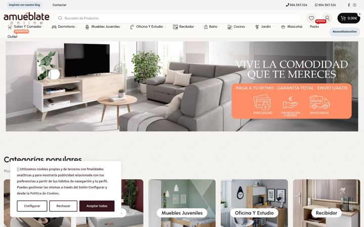 Screenshot of amueblateonline.com