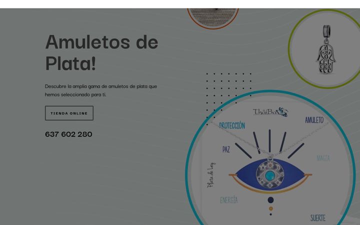 Screenshot of amuletosdeplata.com