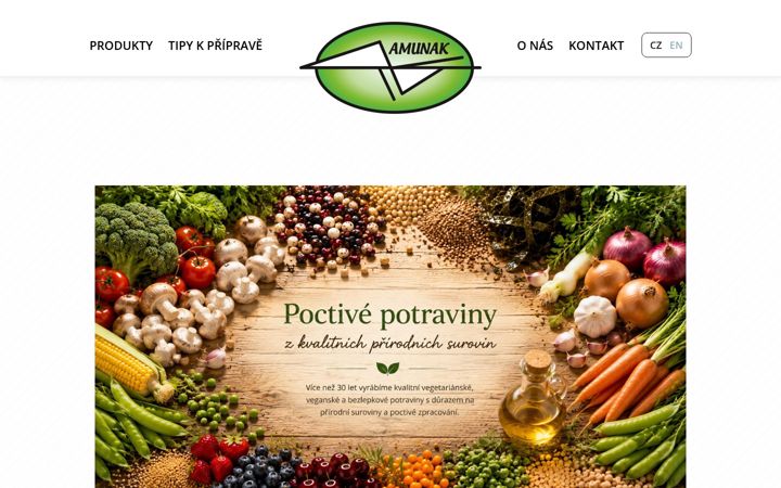 Screenshot of amunak.org