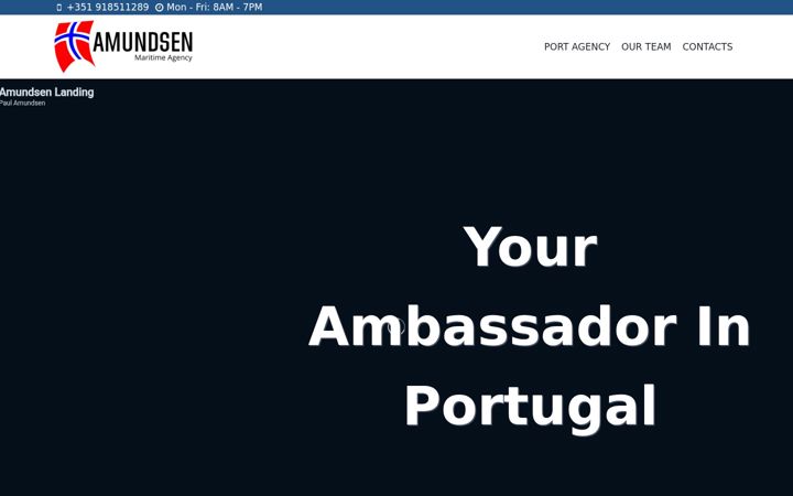 Screenshot of amundsen.pt