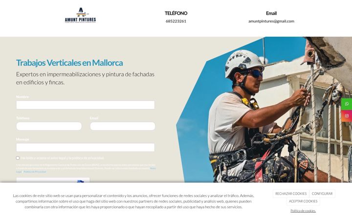 Screenshot of amuntpintures.com