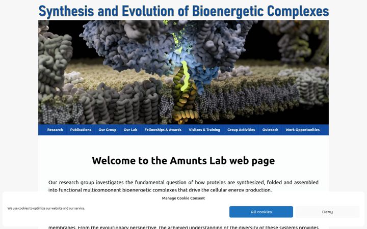 Screenshot του amuntslab.org