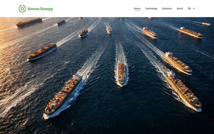 Screenshot of amuraenergy.com