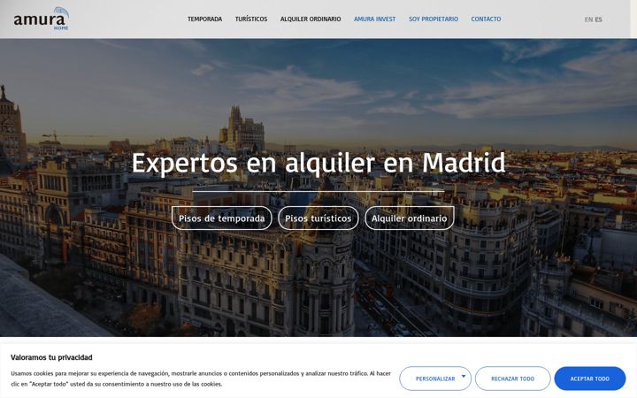 Screenshot of amurahome.com
