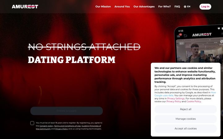 Screenshot of amurest.com