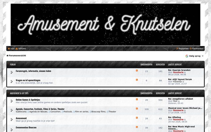 Screenshot of amusementknutselen.be