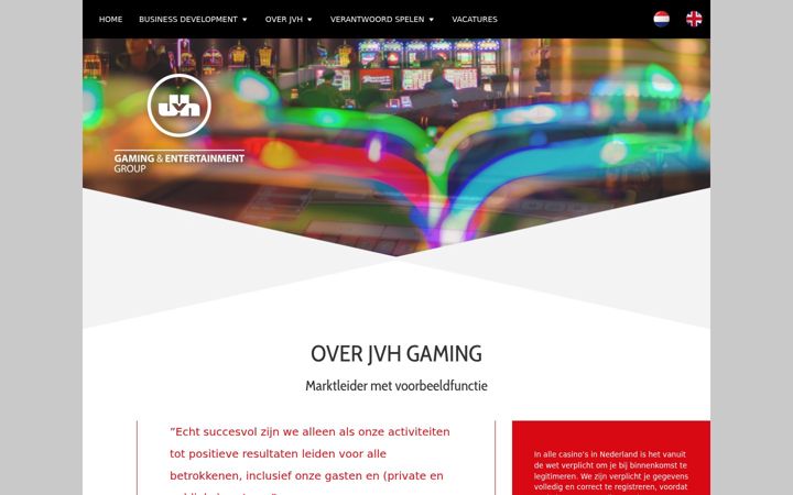 Screenshot of amusementscentra.nl